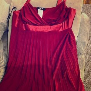 Women’s large red dress